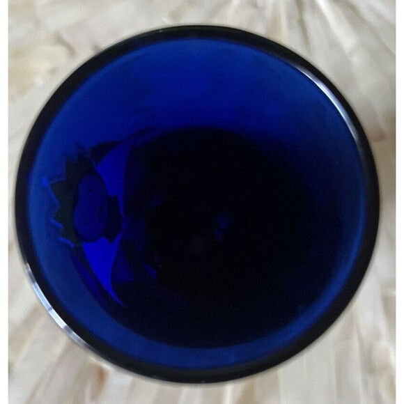 Queen‎ Maleficent Snow White Movie Villain Disney Parks Shot Glass Cobalt Blue - Picture 4 of 4